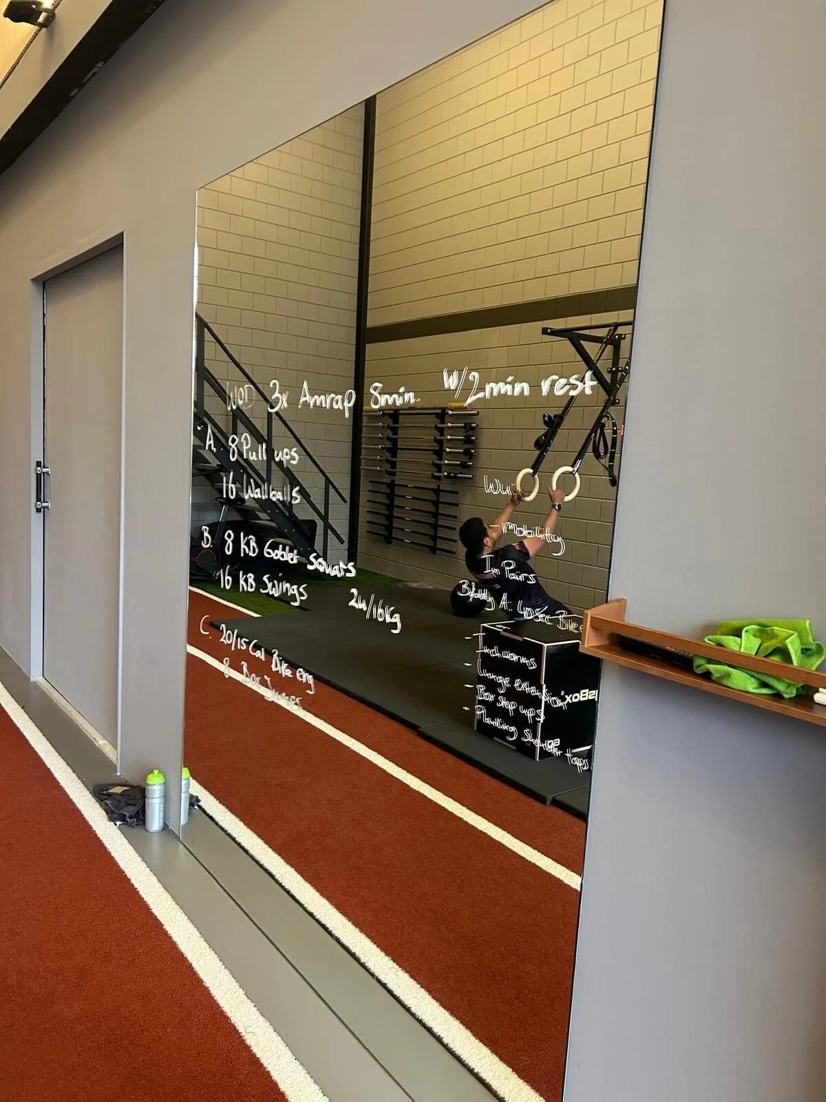 Workout board bij RBL Functional Training